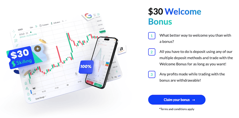 Skilling - $30 Welcome Bonus